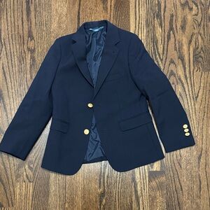 Navy Blazer with Gold Buttons